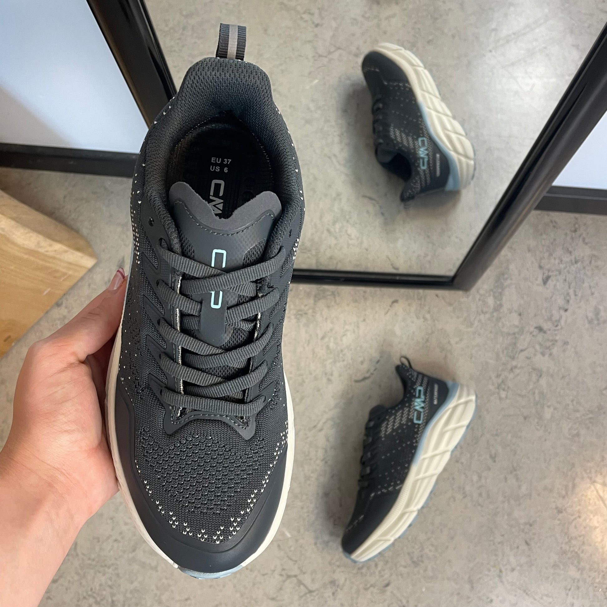 CMP Rahmsy WP – grå vandtæt sneaker med stødabsorbering