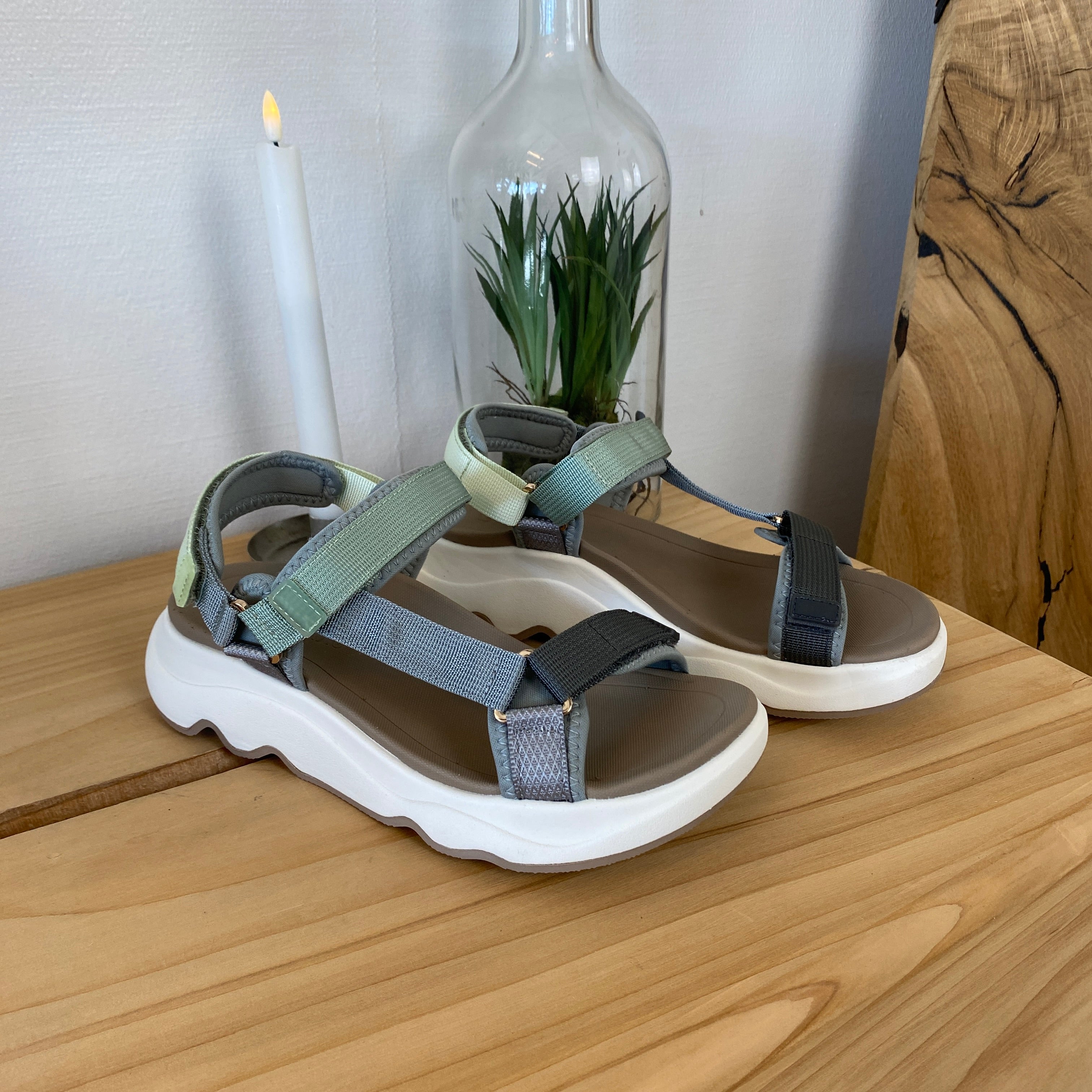 Green Comfort sandal - Let, stødabsorberende sandal med optimal støtte hele dagen