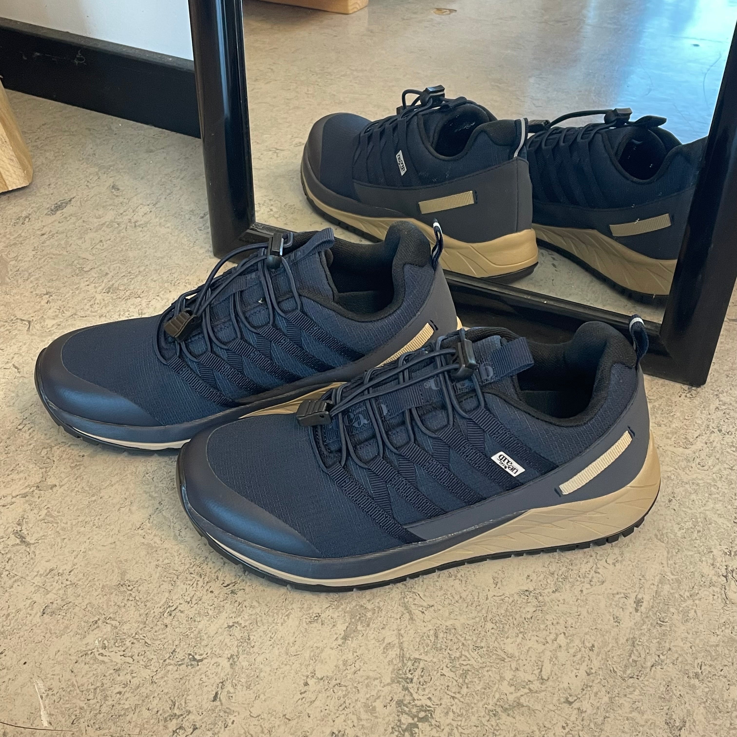 Green Comfort Path Pipi – blå outdoor sneaker med H-læst & svangstøtte