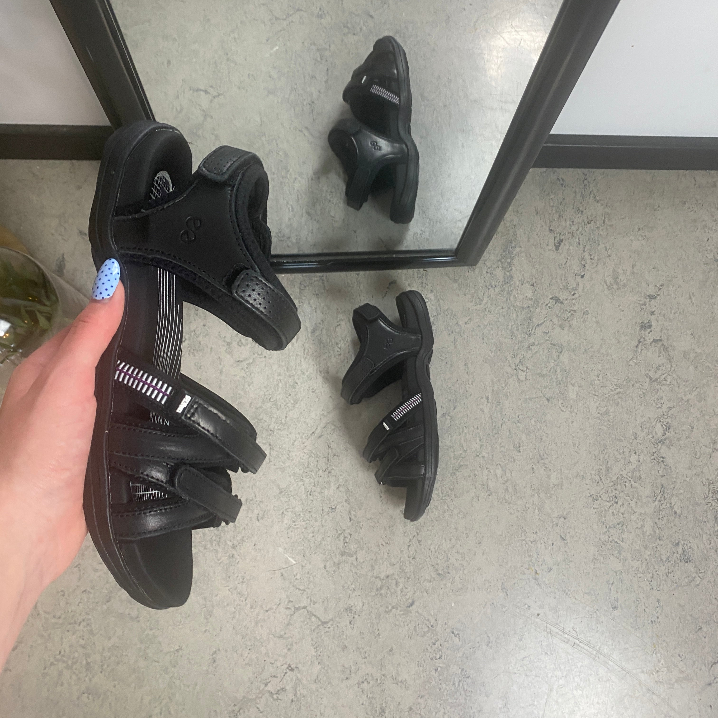 Green Comfort Corsica sandal – Sort
