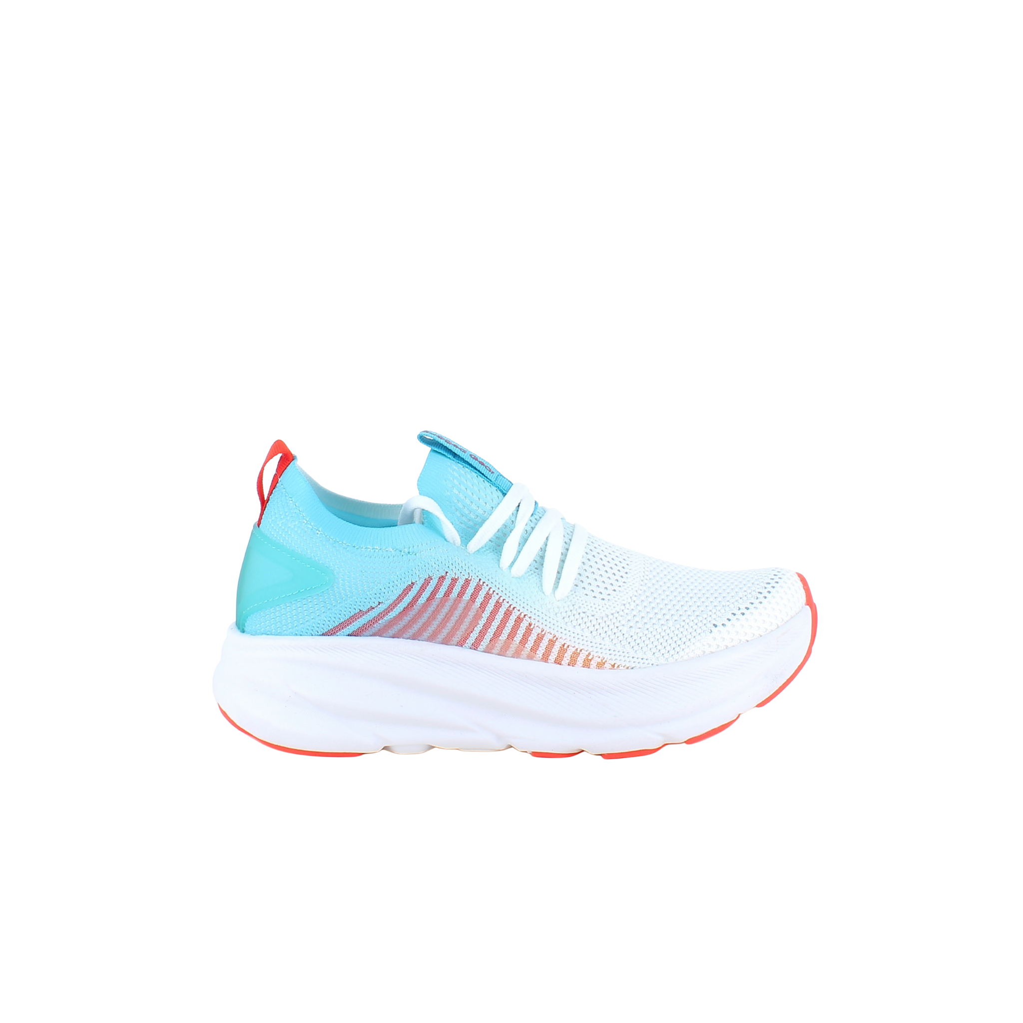 Turkis/hvid Step-on sko fra Rugged Gear