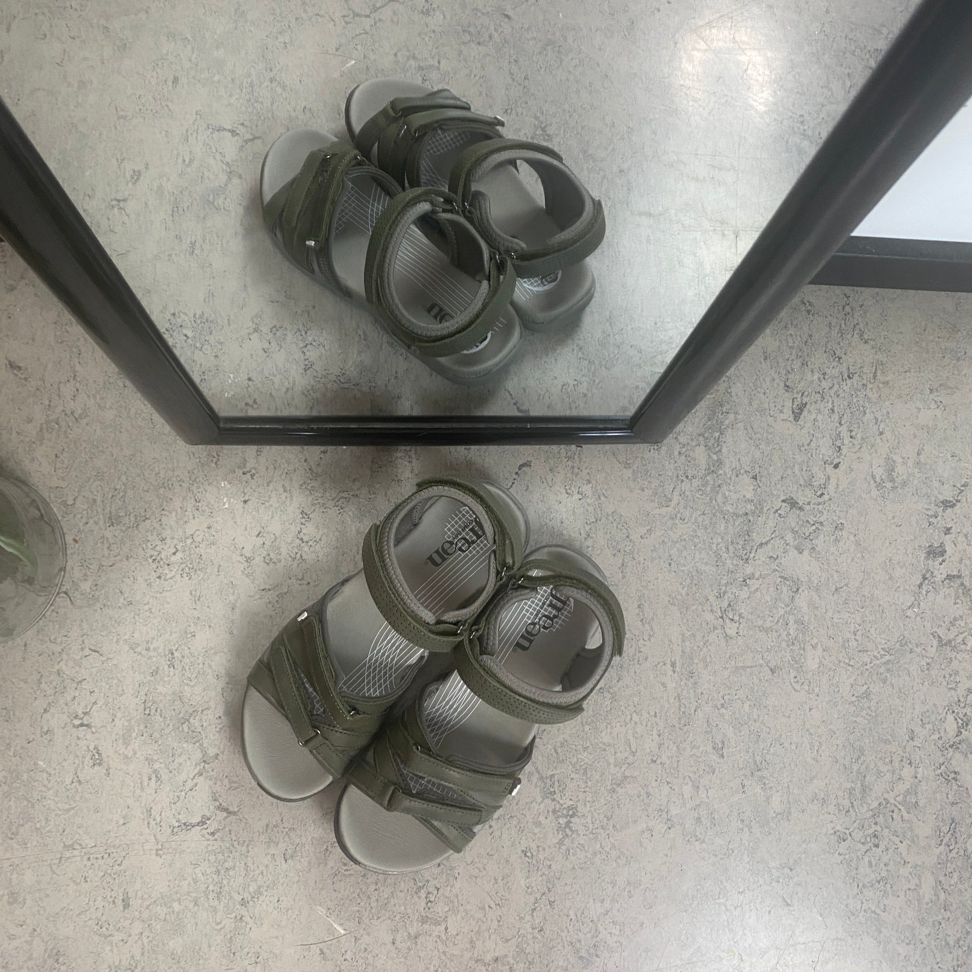 Green Comfort Corsica sandal – Olivengrøn