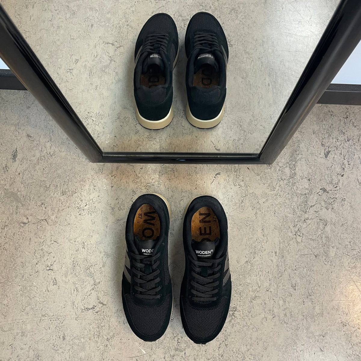 Woden Ydun Icon II – sort sneaker med let og behagelig komfort