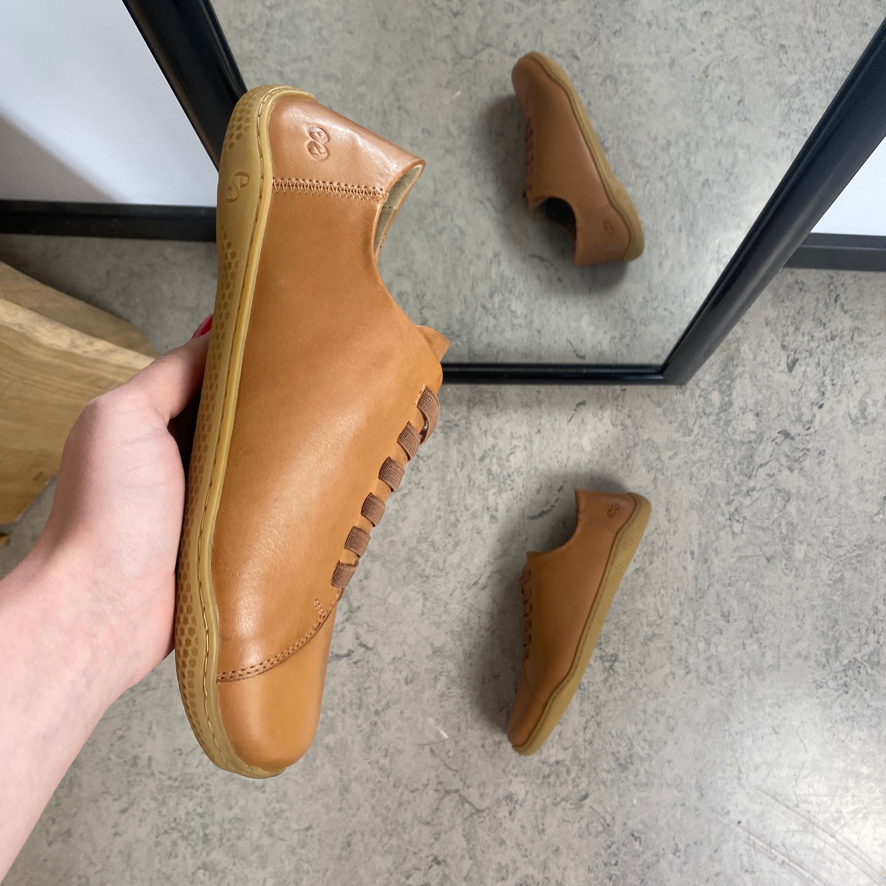 Green Comfort Leeds Lisa barfodssko i brun – rolig komfort & naturlig gang