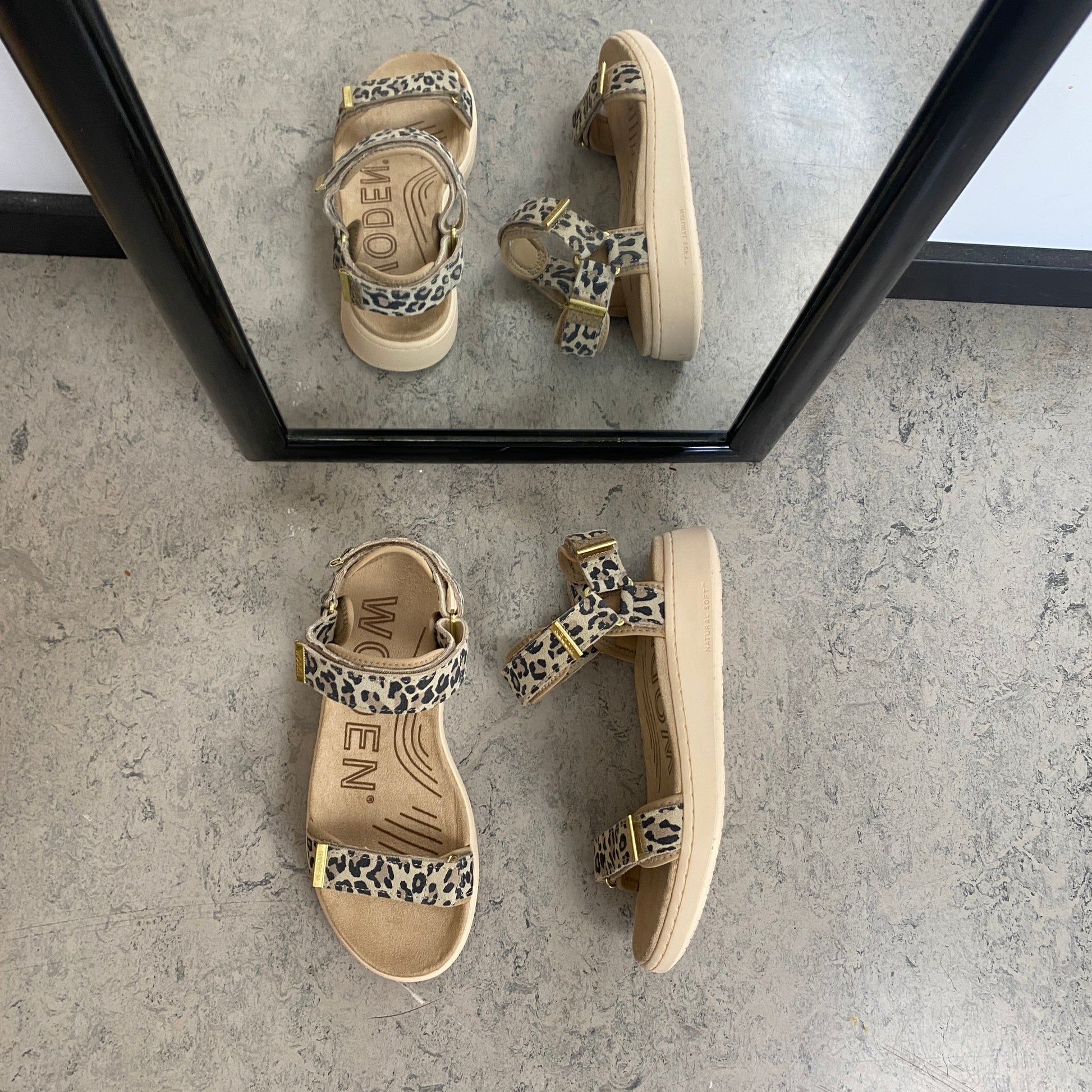 Line - Leopard - WODEN sandal