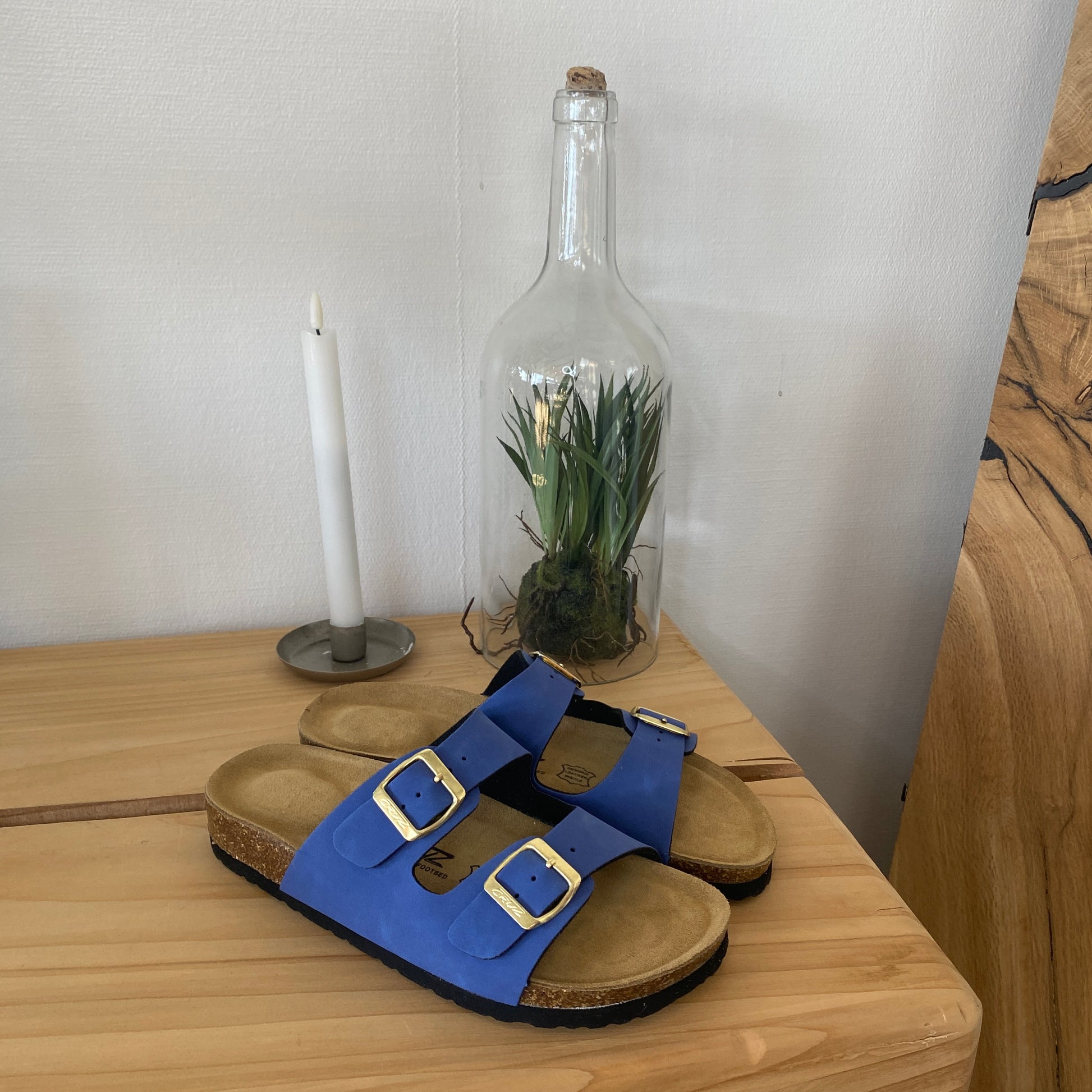 Cruz slip on sandal – Blå