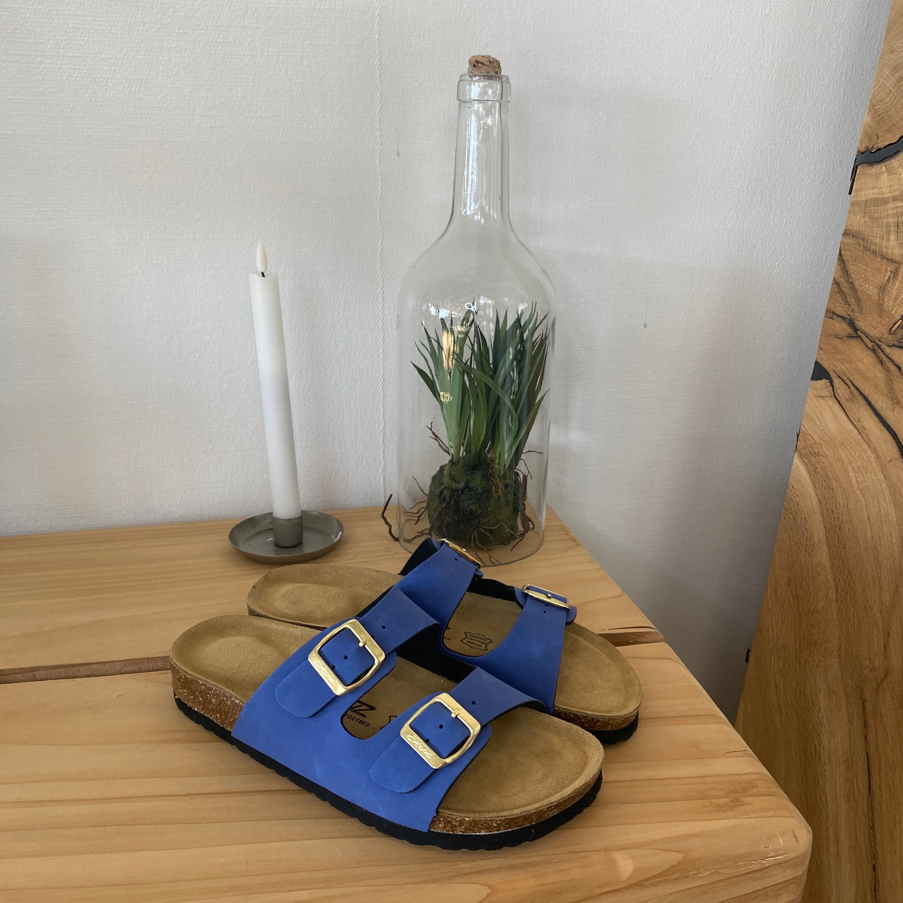 Cruz slip on sandal – Blå