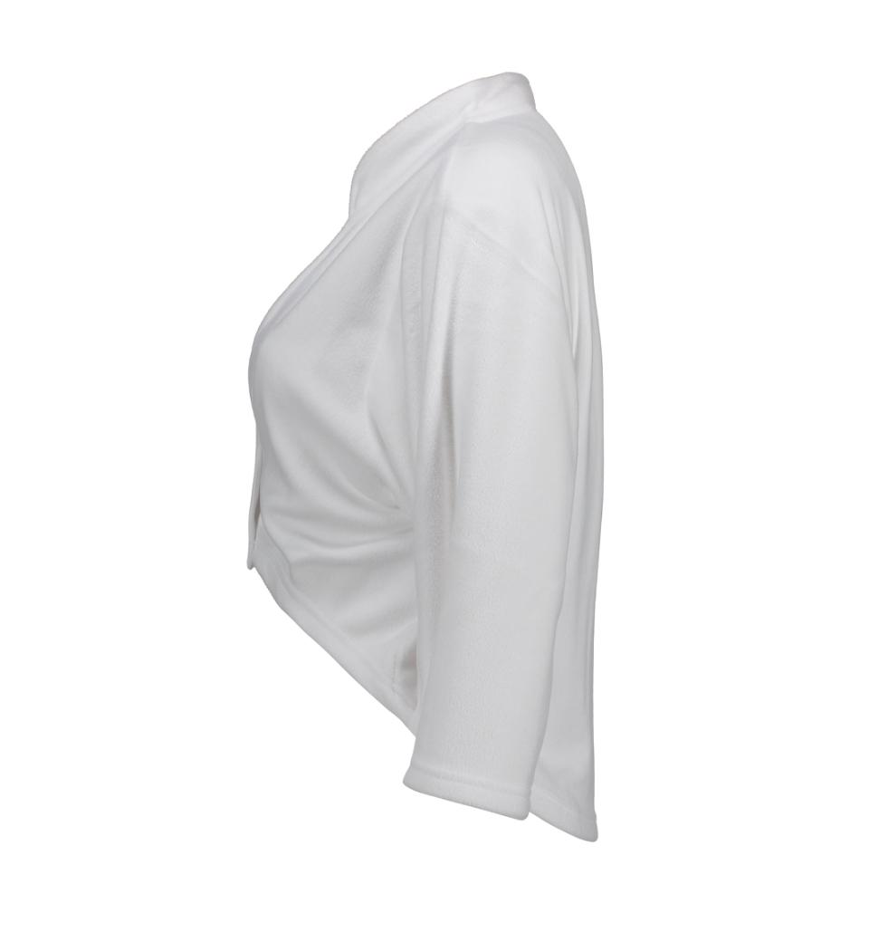 Hvid Fleece bolero