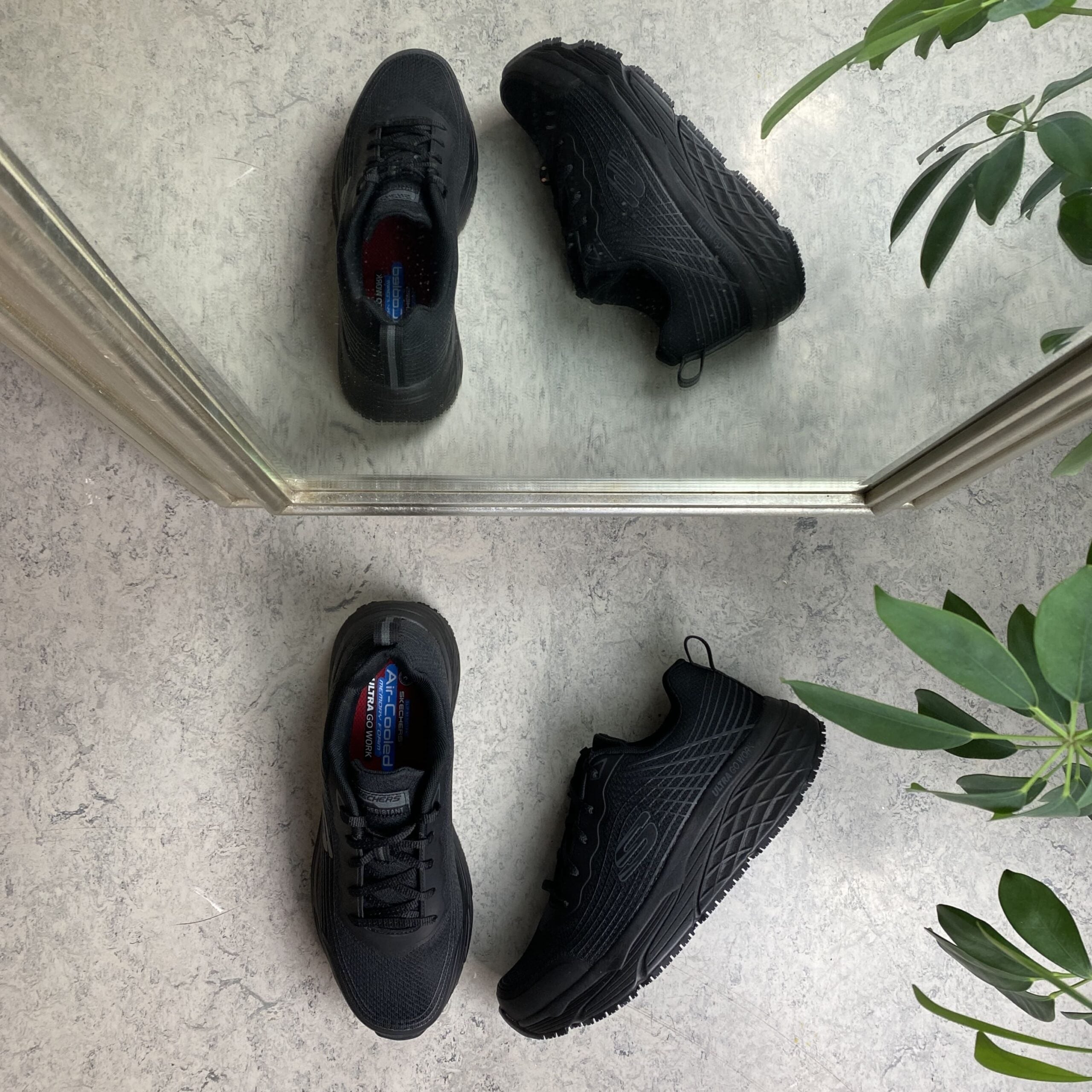 Herre Skechers Work med max cushioning såler