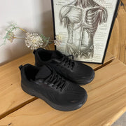 Sort letvægtssko med god stødabsorbering