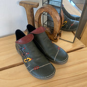 Rieker støvle til dame i grøn