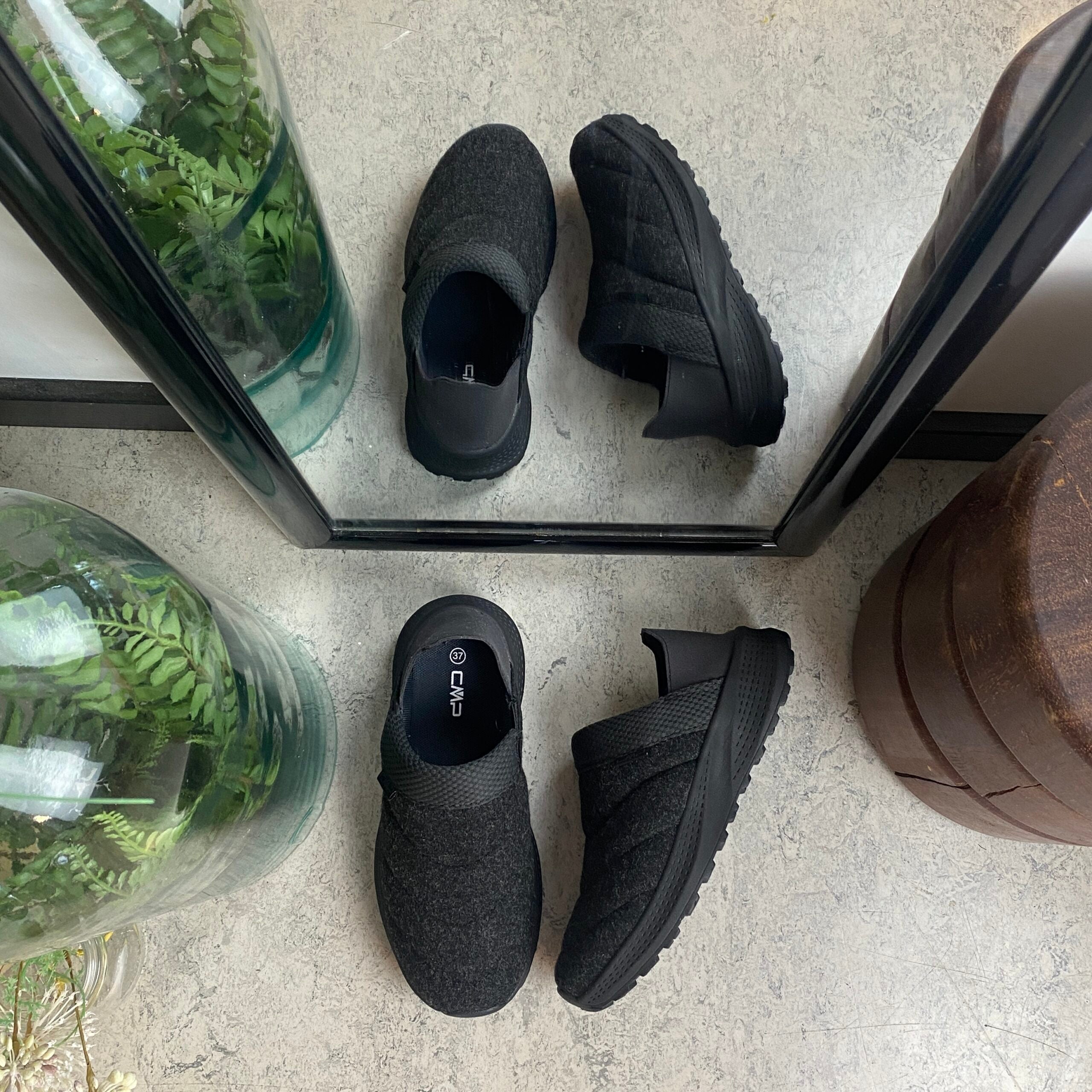 Behagelig hjemmesko i filt fra CMP