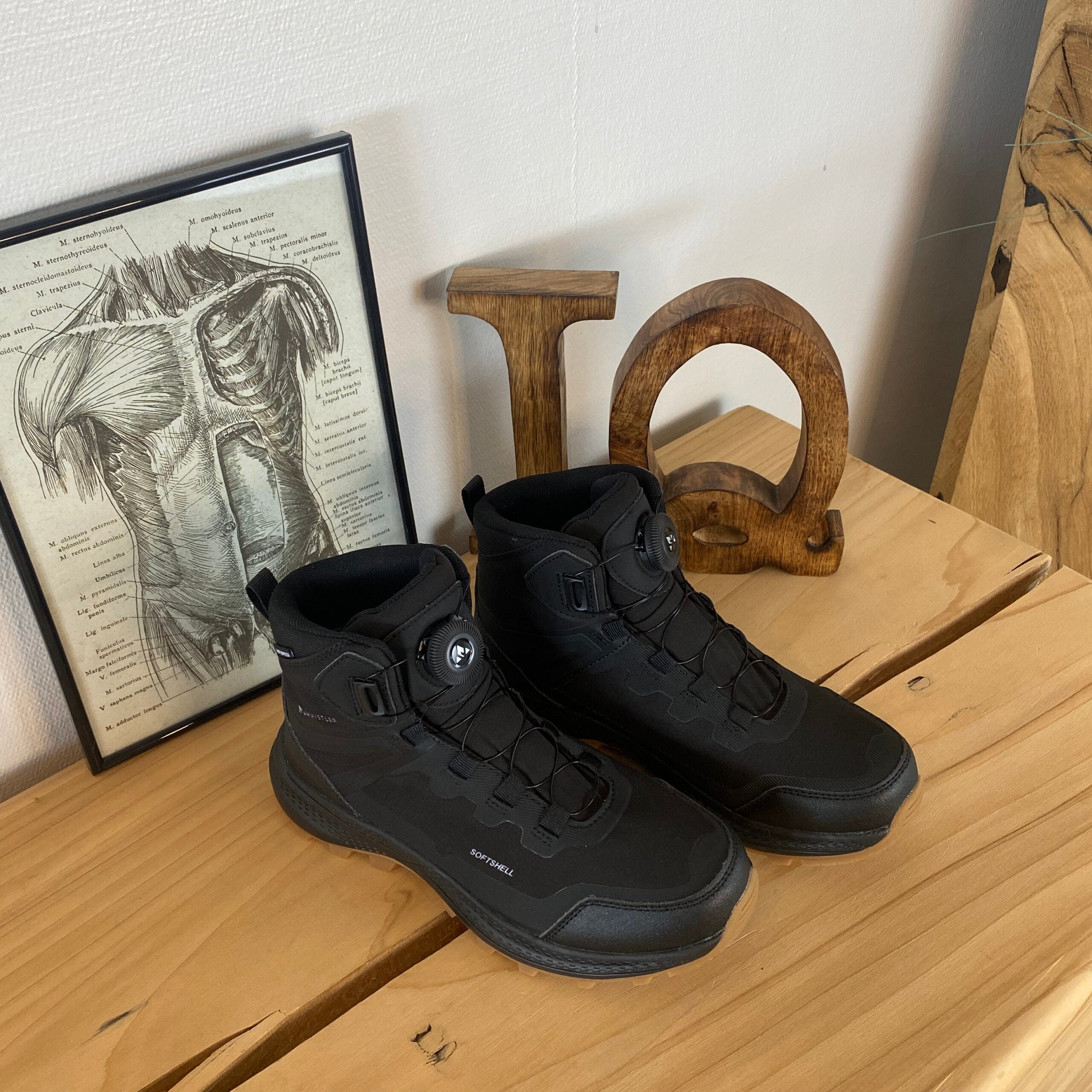 Whistler vandtæt softshell vandrestøvle med BOA-lukning i sort