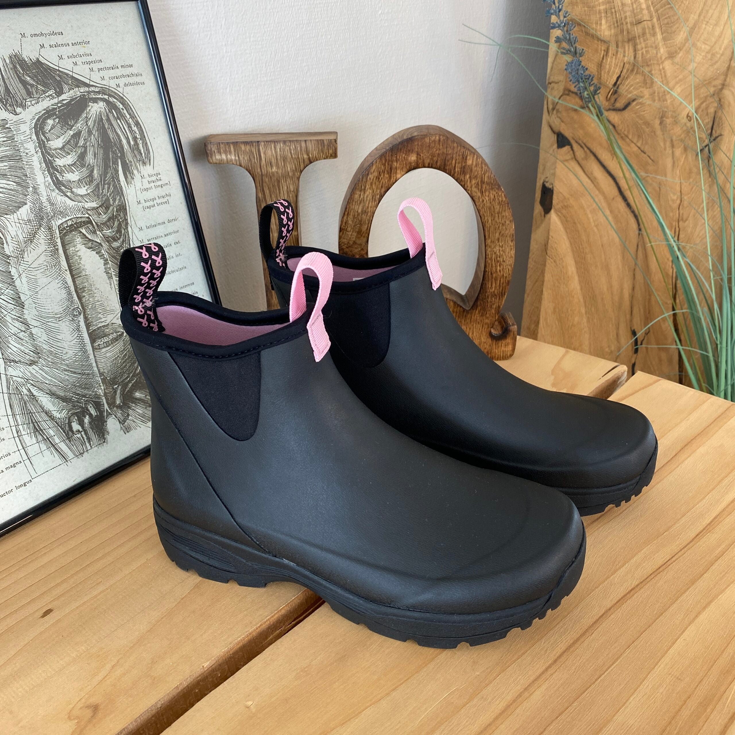 Green Comfort gummistøvle med Støt Brysterne detaljer