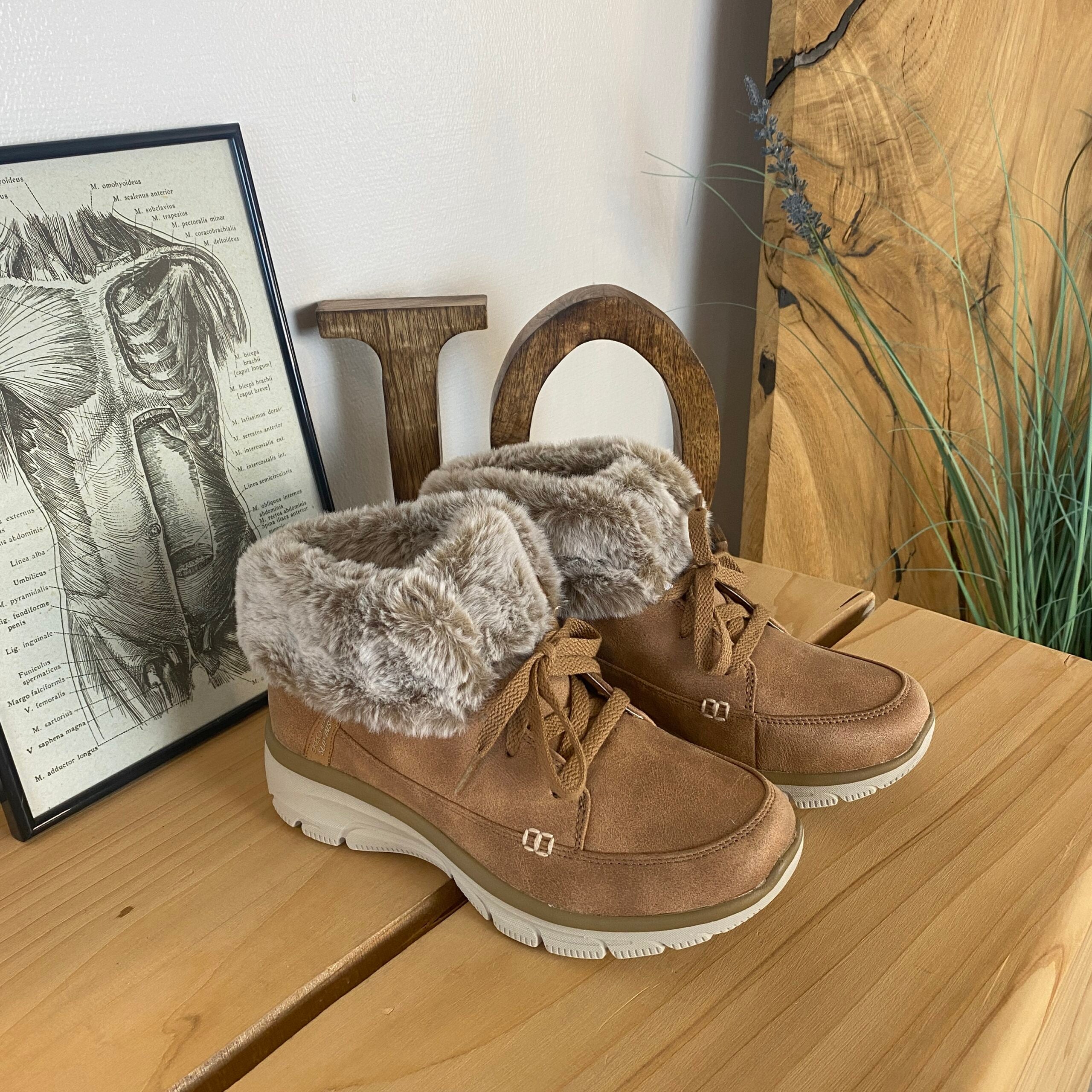 Skechers slip-in vinterstøvle med let for