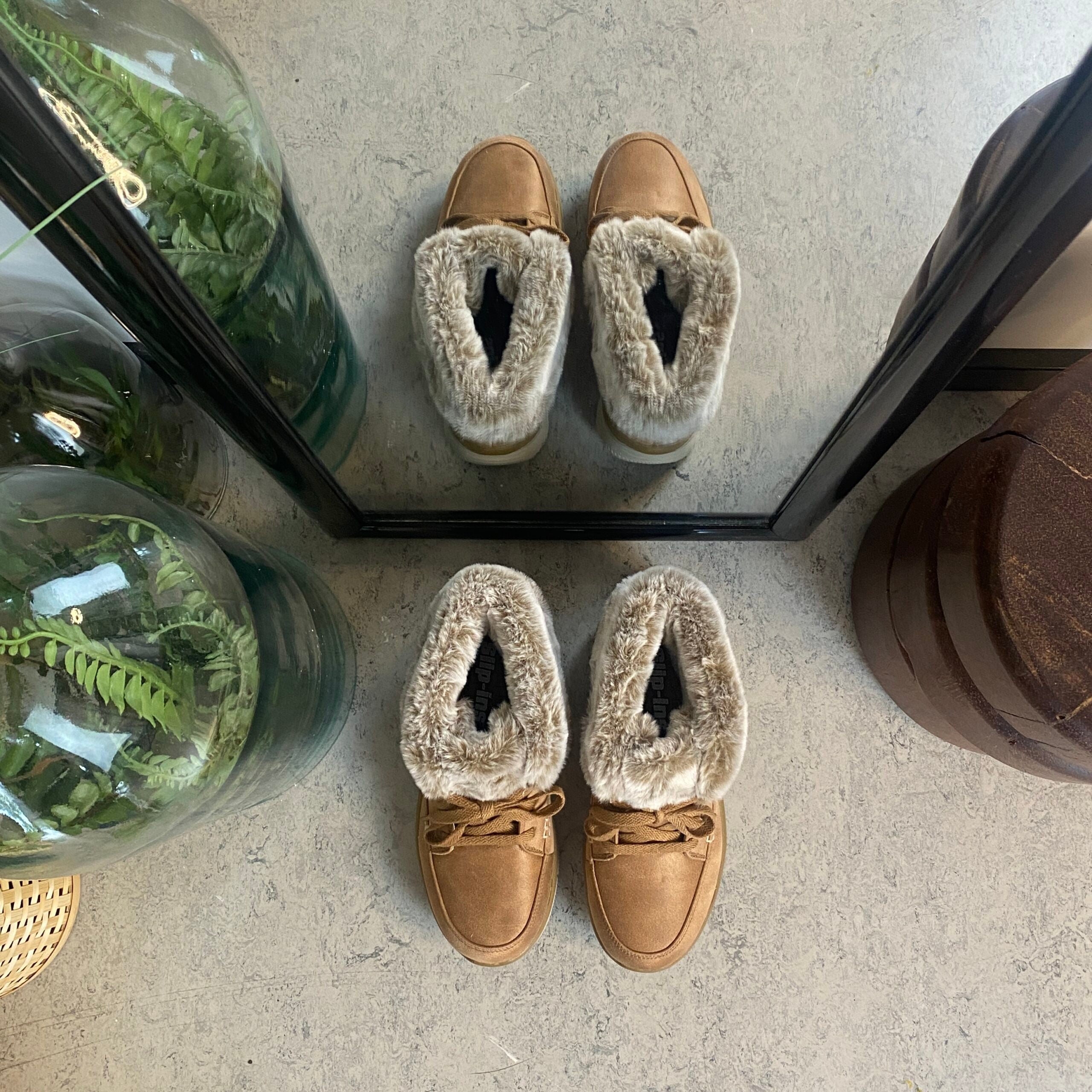 Skechers slip-in vinterstøvle med let for