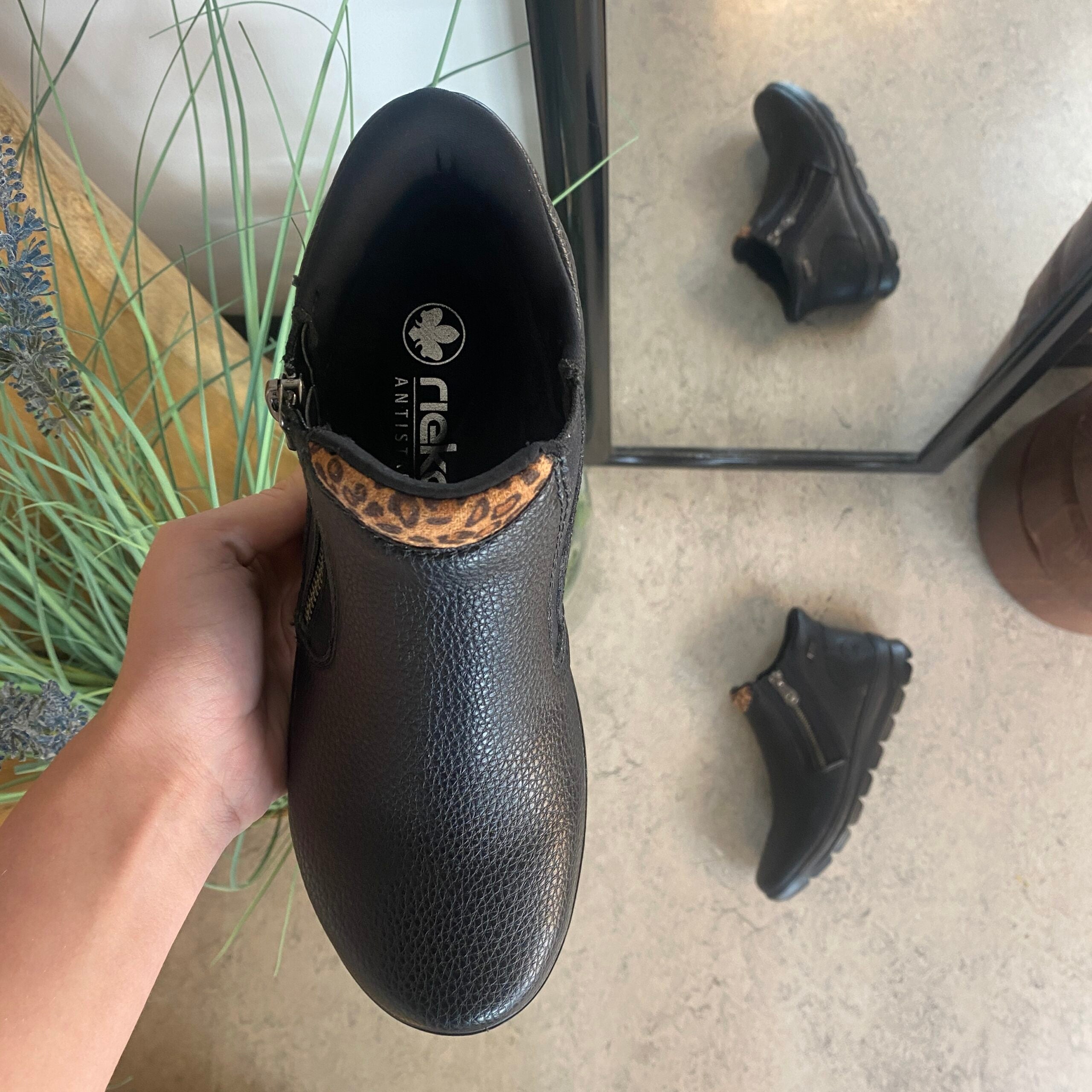 Kort Rieker støvle med let for