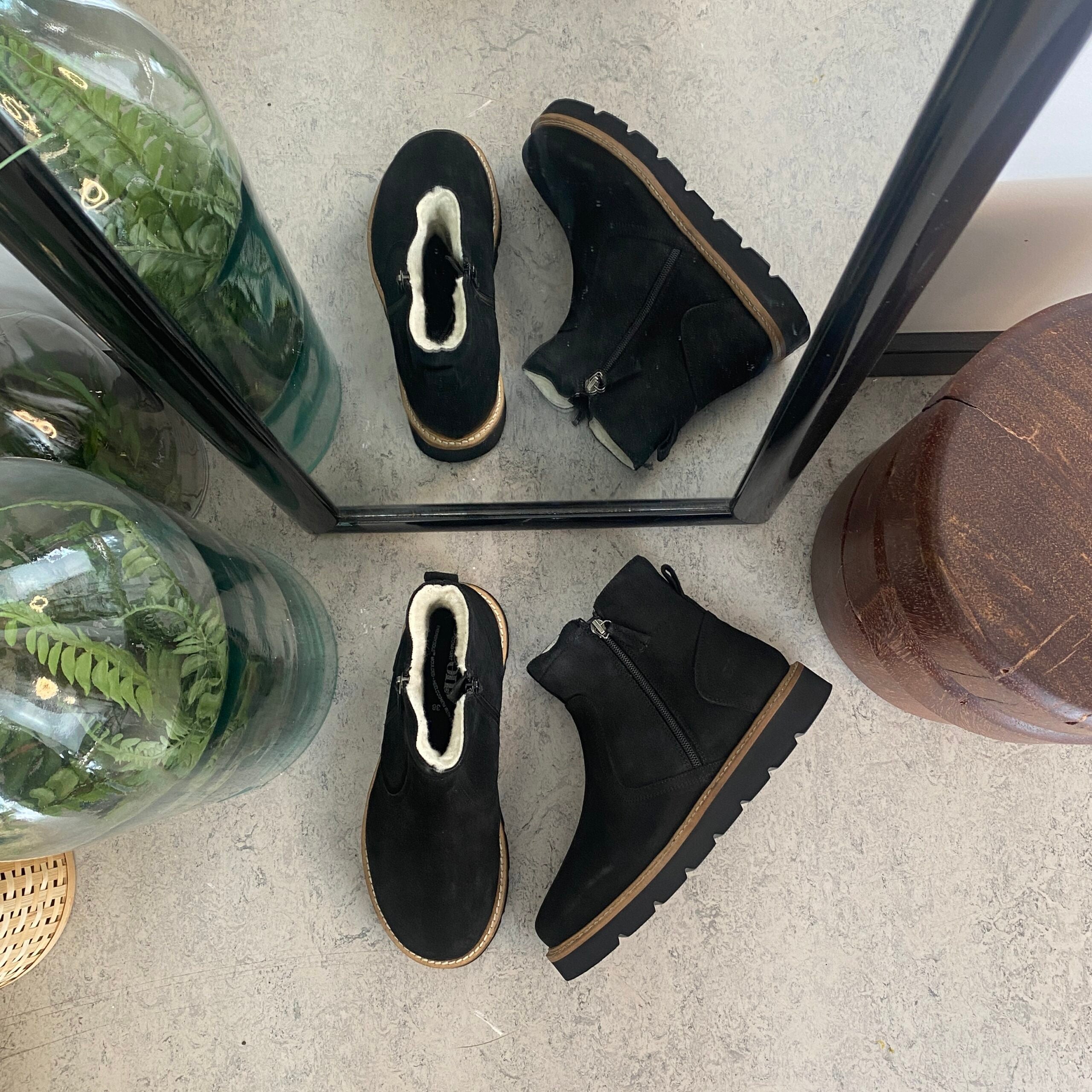 Komfortabel Green Comfort vinterstøvle med uldfoer.