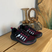 Vandtæt dame vandresko i bordeaux fra Green Comfort