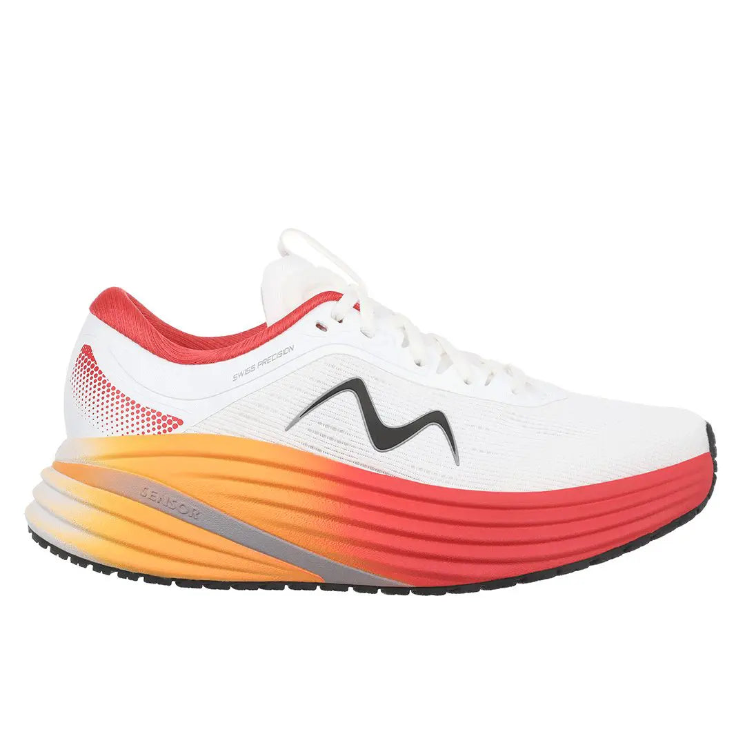 MBT M-3000 II White/Red – Bred løbesko med ekstra støtte & stødabsorbering