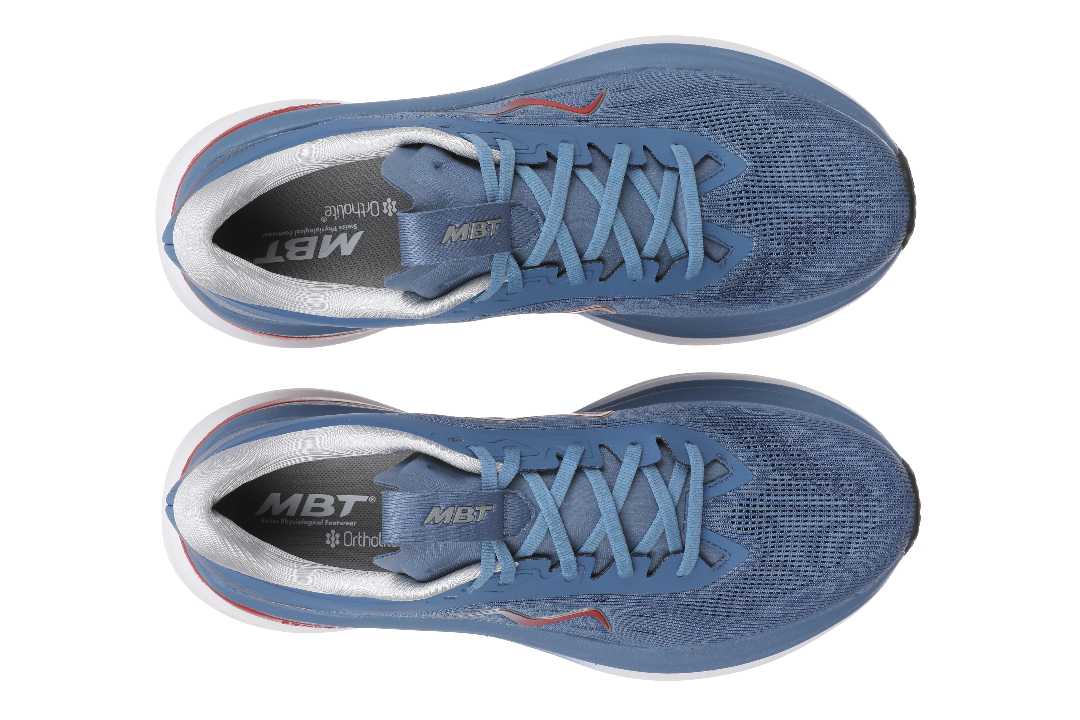 MBT M-3000 II Blue Denim – Bred løbesko med støtte & stødabsorbering