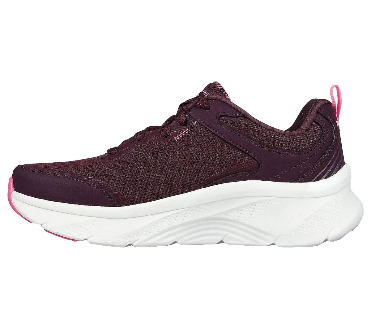 Bordeaux snøresko med Arch Fit fra Skechers