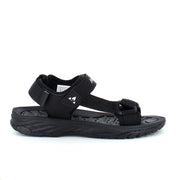 Sort sporty sandal fra Whistler med tre regulebare remme
