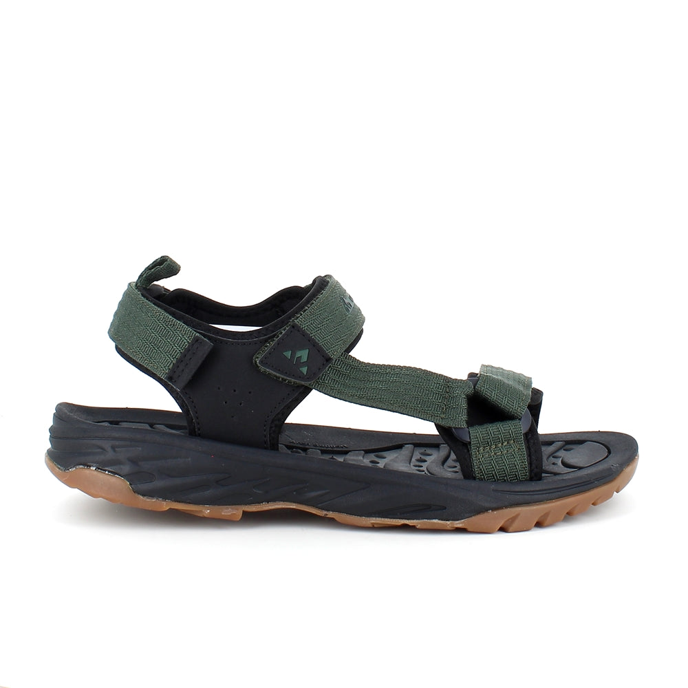 Grøn sporty sandal fra Whistler med tre regulerbare remme