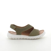 Blød grøn skindsandal fra Relaxshoe