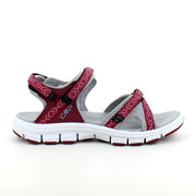 Bordeaux letvægts sandal med fantastisk komfort