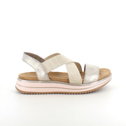 Sandal fra Remonte med elastikremme og udtagelig sål