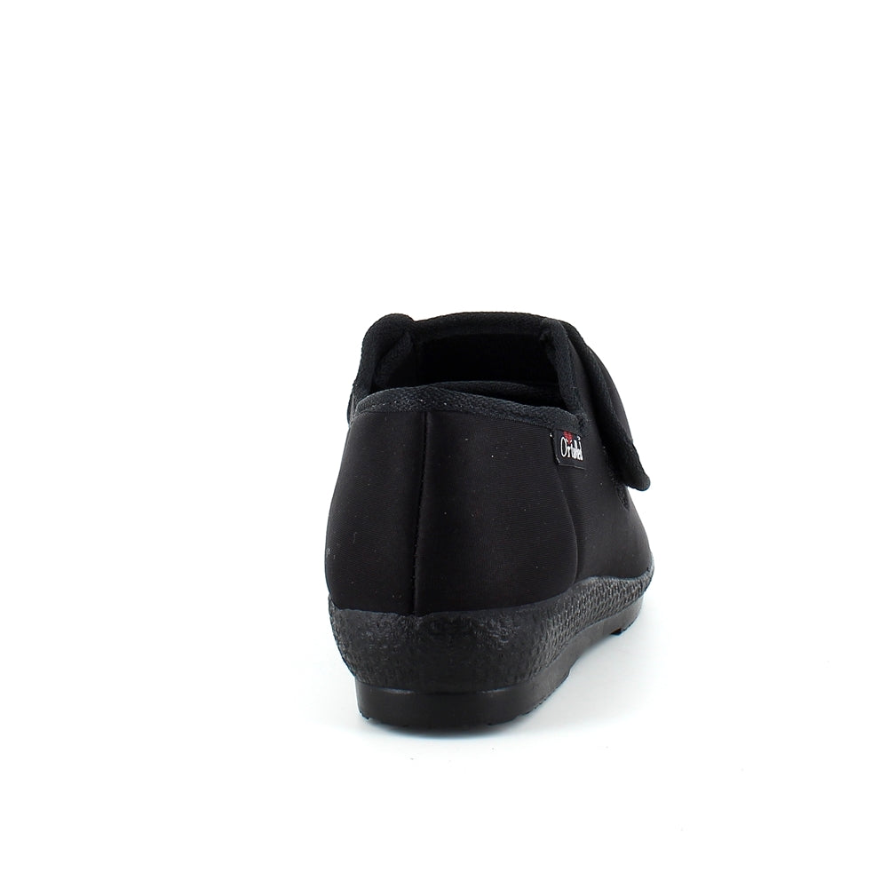 Bred sko med velcro og plads