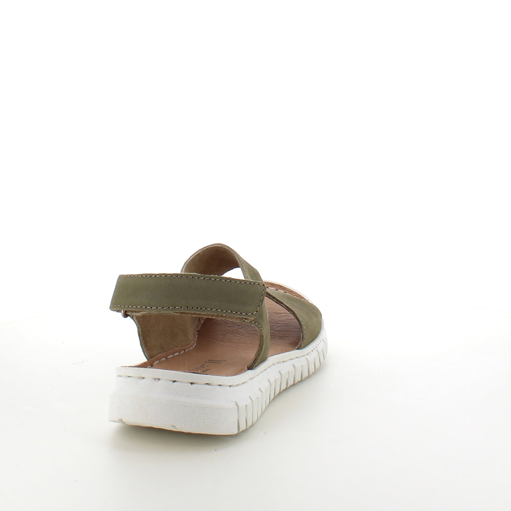 Blød grøn skindsandal fra Relaxshoe