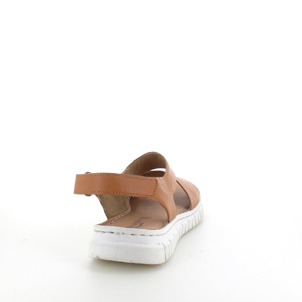 Blød brun skindsandal fra Relaxshoe