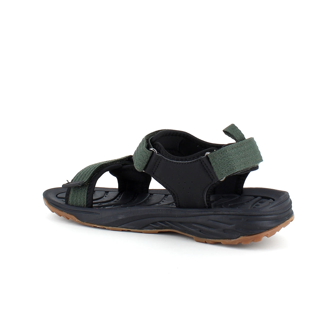Grøn sporty sandal fra Whistler med tre regulerbare remme