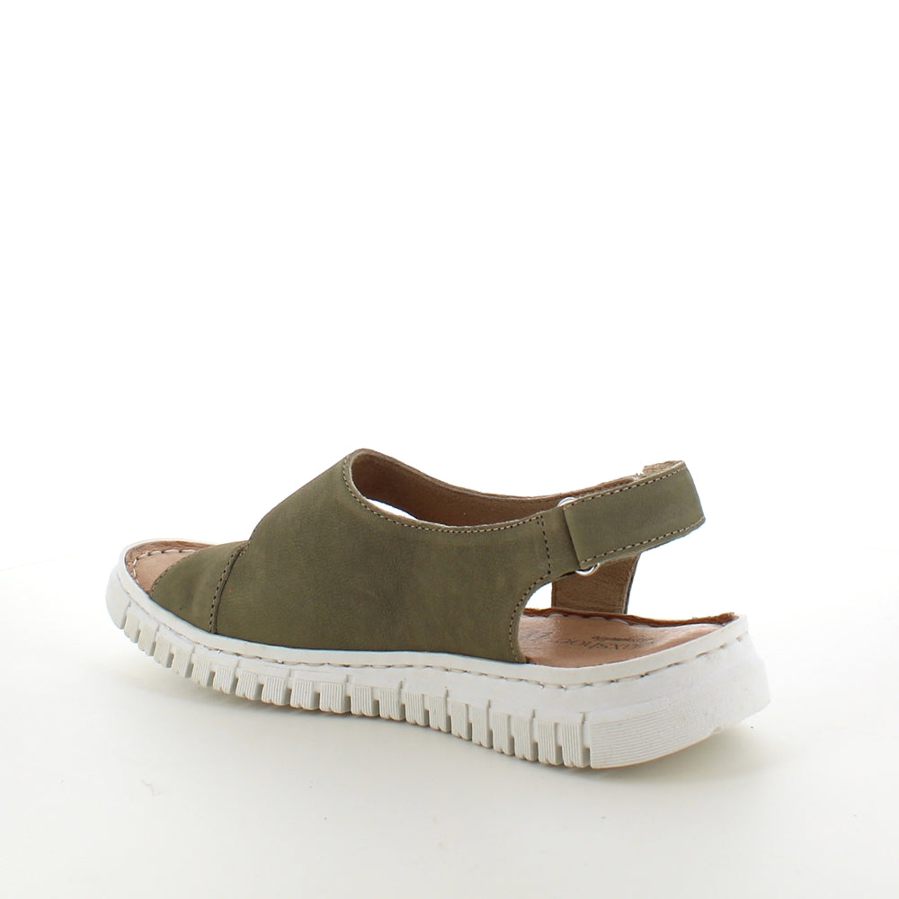 Blød grøn skindsandal fra Relaxshoe