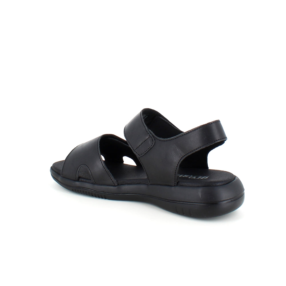 Sort skindsandal fra Green Comfort