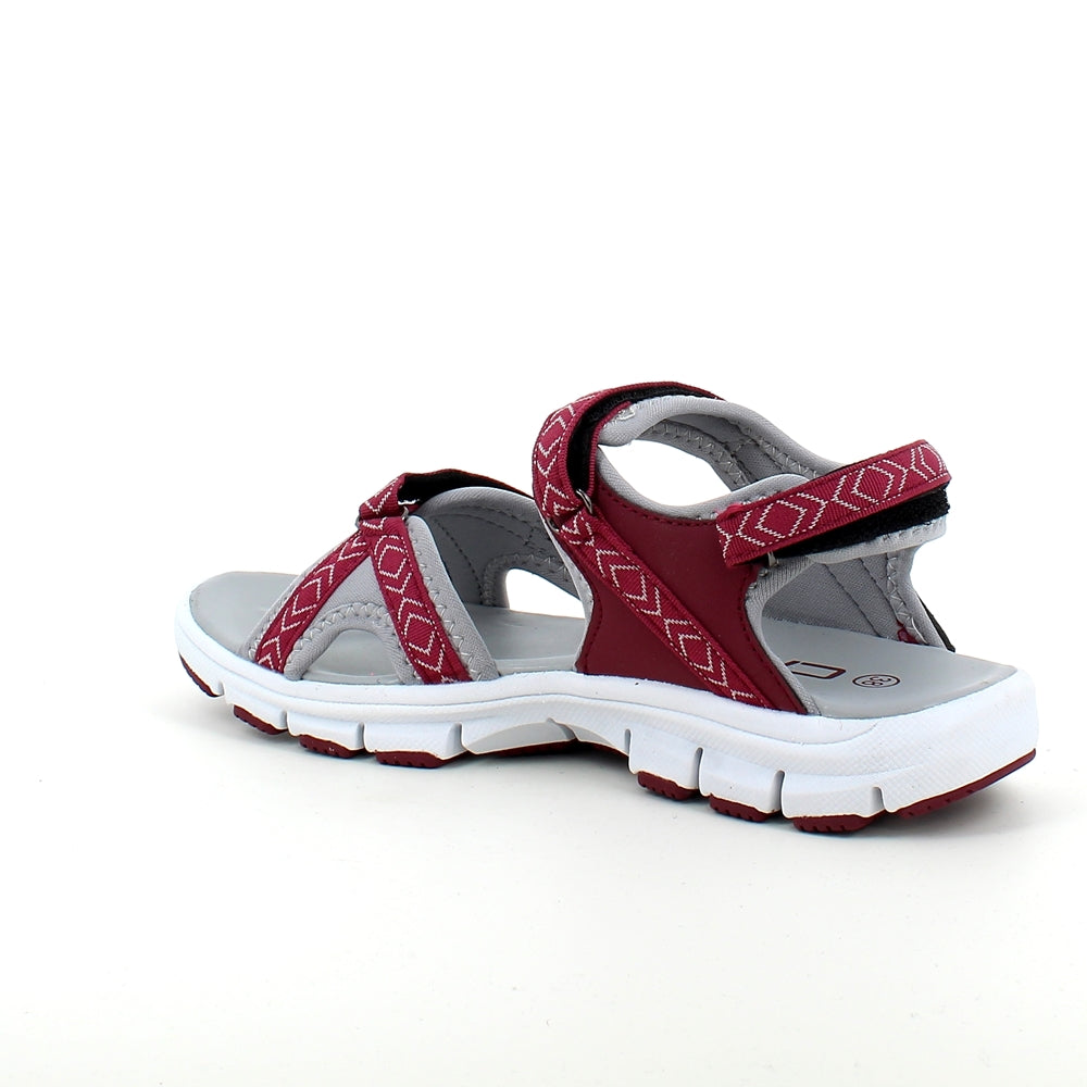 Bordeaux letvægts sandal med fantastisk komfort
