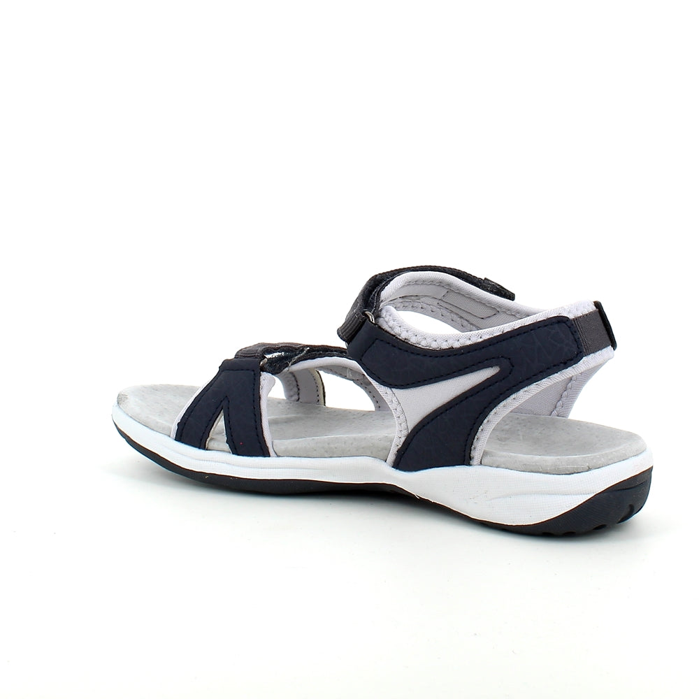 Blå letvægtssandal fra CMP med stødabsorbering