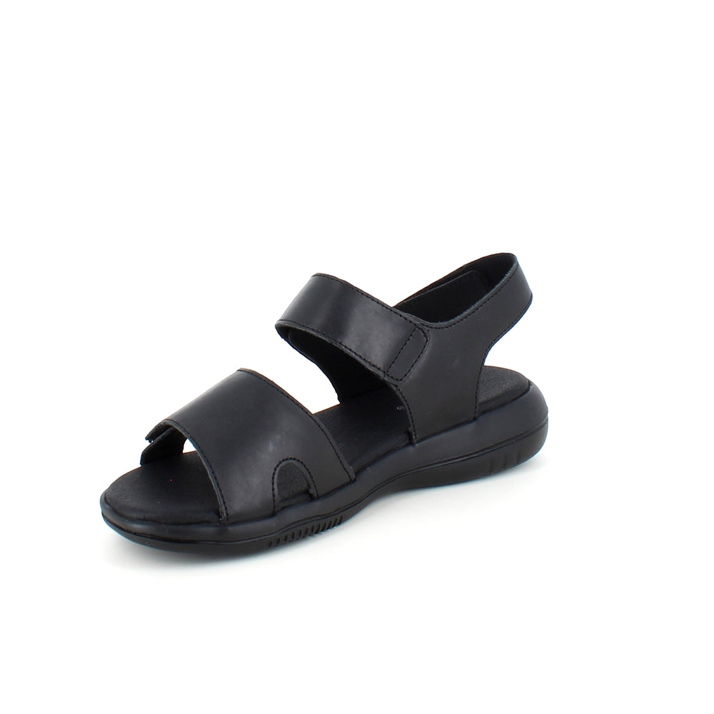 Sort skindsandal fra Green Comfort