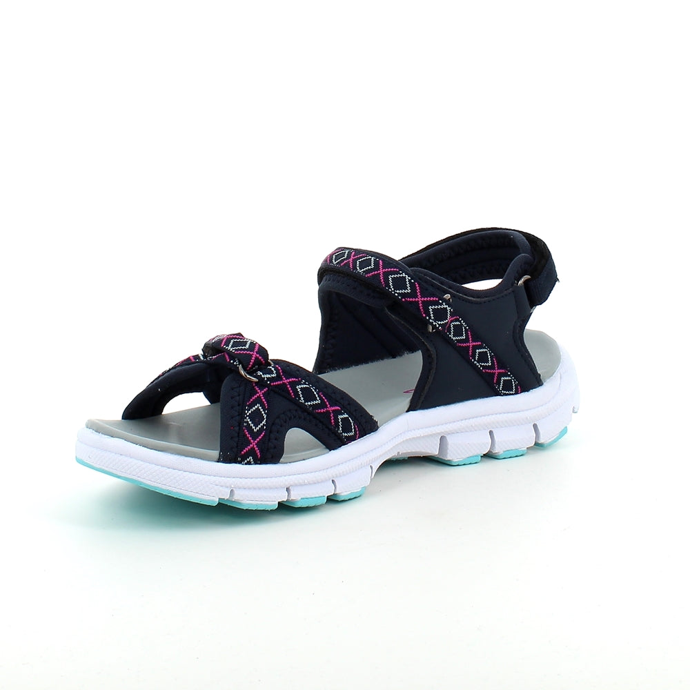 Blå letvægts sandal med fantastisk komfort