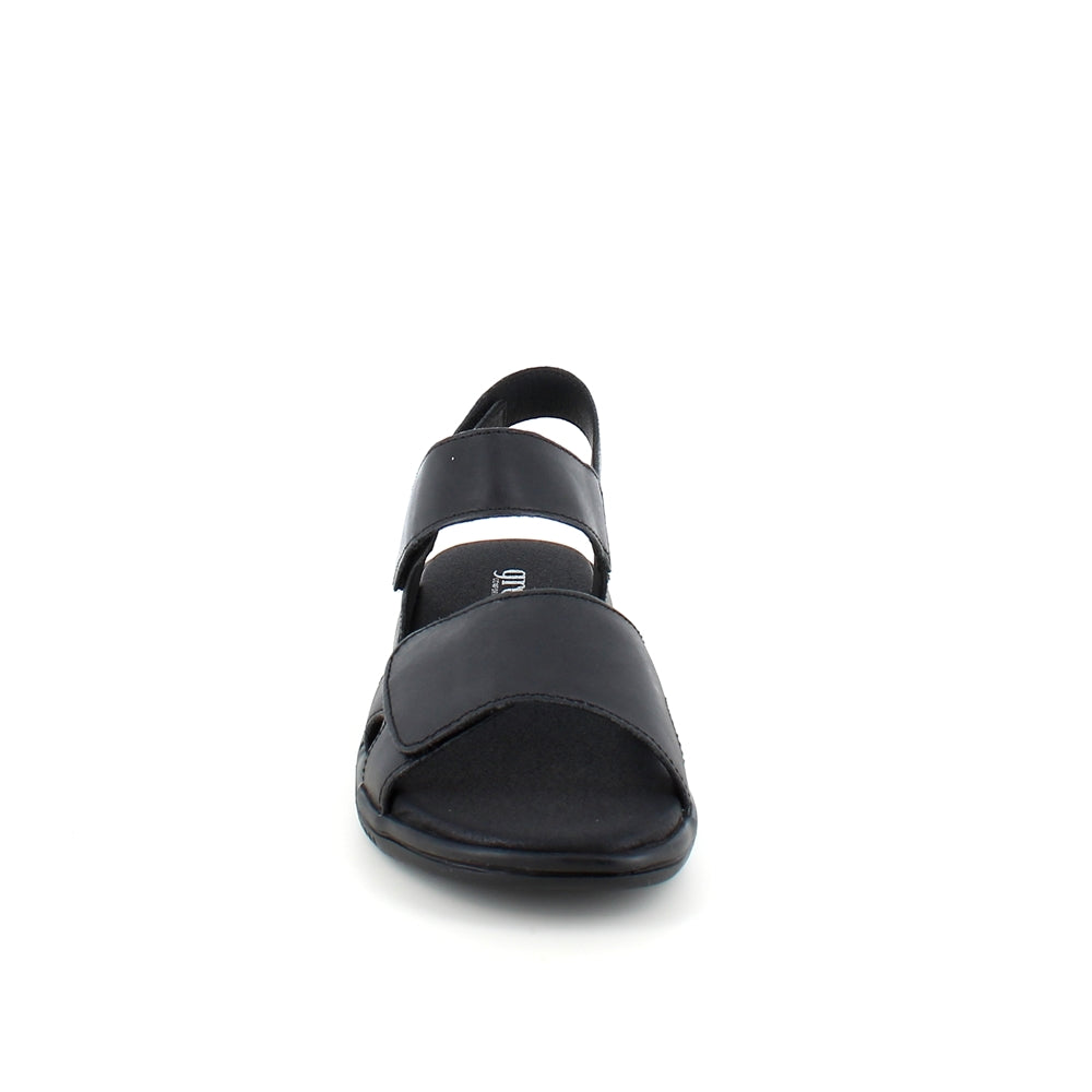 Sort skindsandal fra Green Comfort