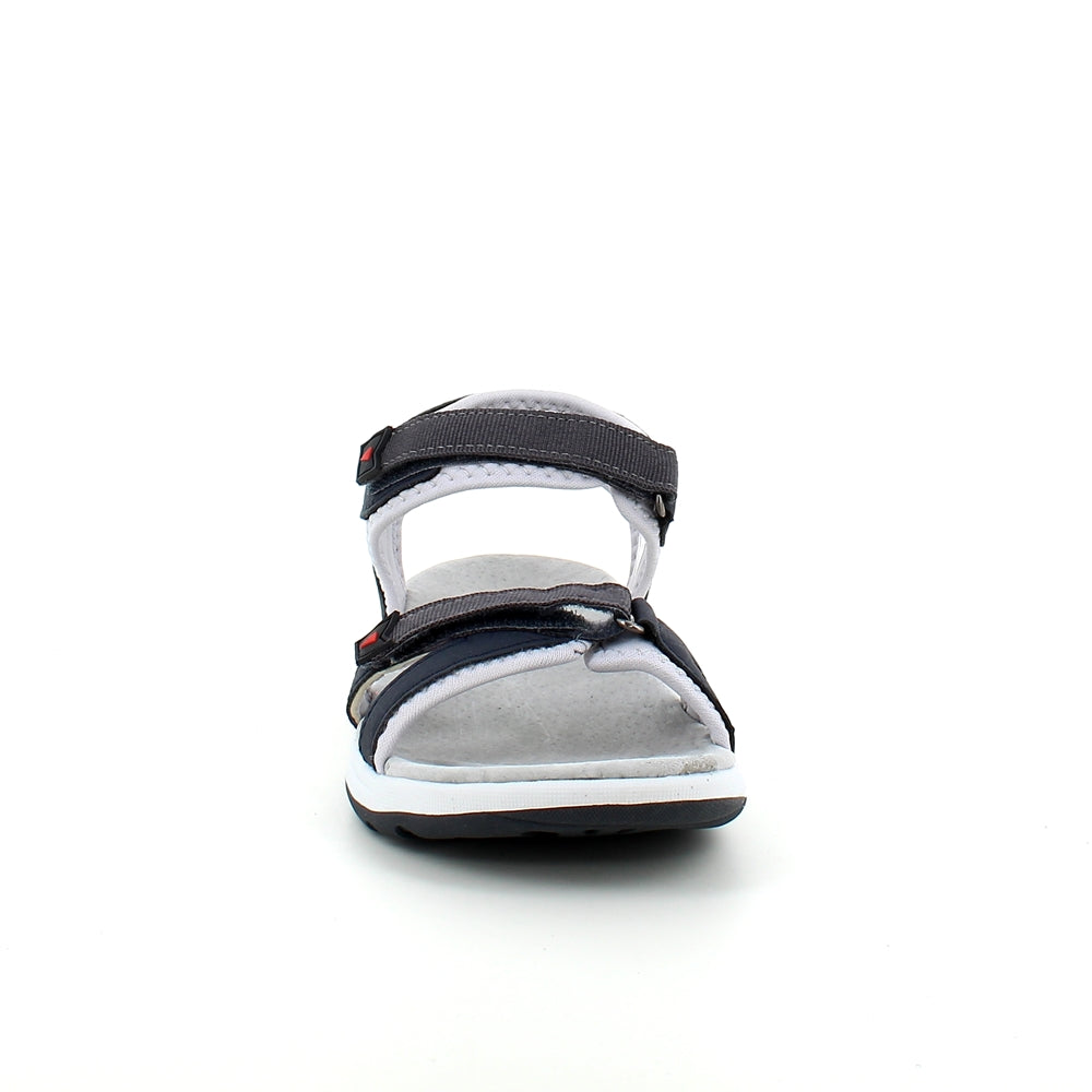 Blå letvægtssandal fra CMP med stødabsorbering