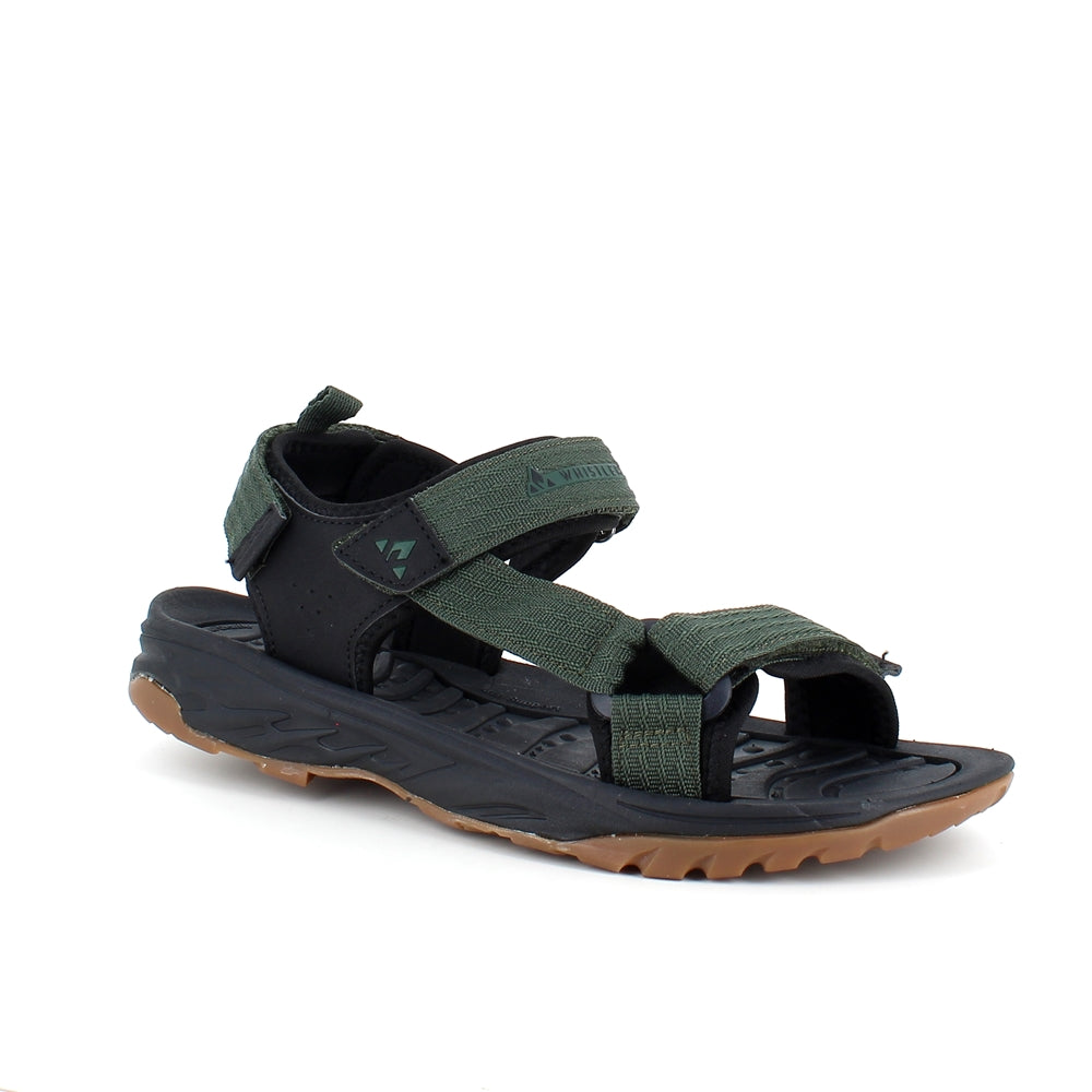 Grøn sporty sandal fra Whistler med tre regulerbare remme