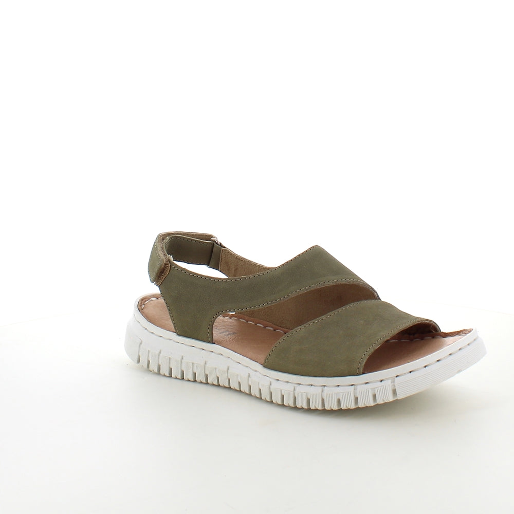 Blød grøn skindsandal fra Relaxshoe