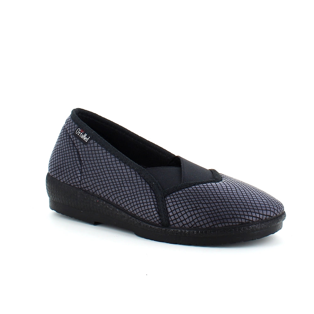 Bred slip on sko fra Ortomed