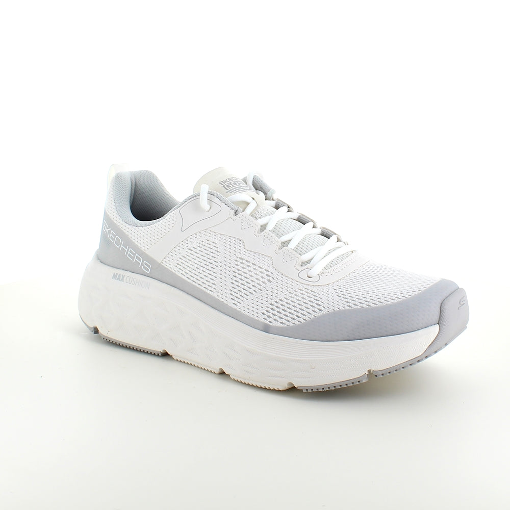 Hvid Skechers herre sko med Max Cushioning