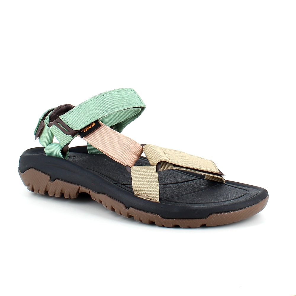 Multifarvet sandal fra Teva med tre regulerbare remme