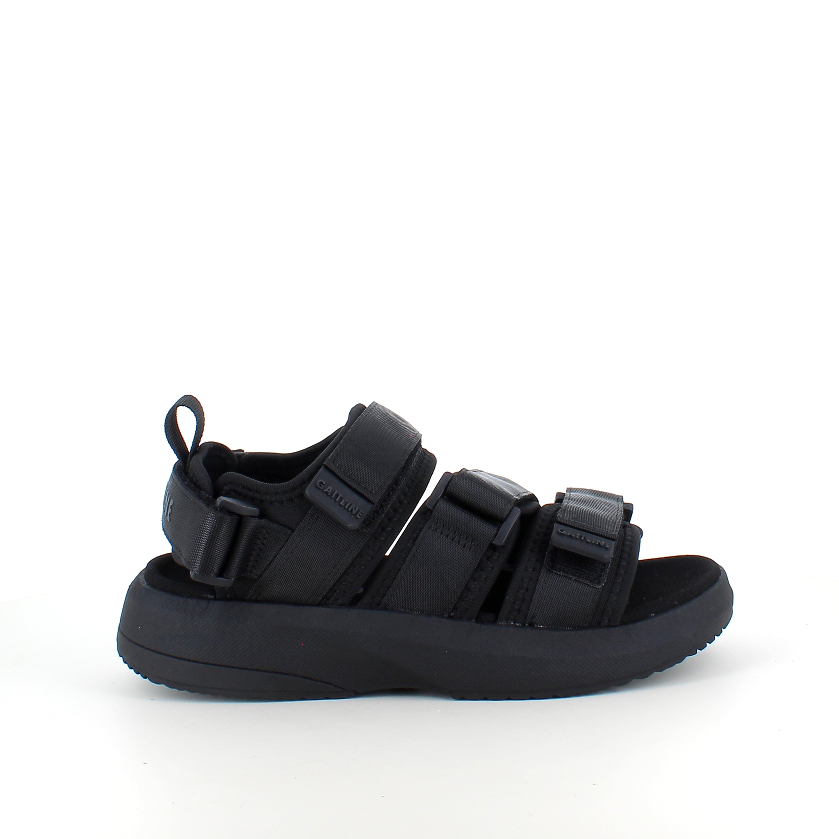 Gaitline Flow SP sandal – sort sandal med svangstøtte & IGNITE skum