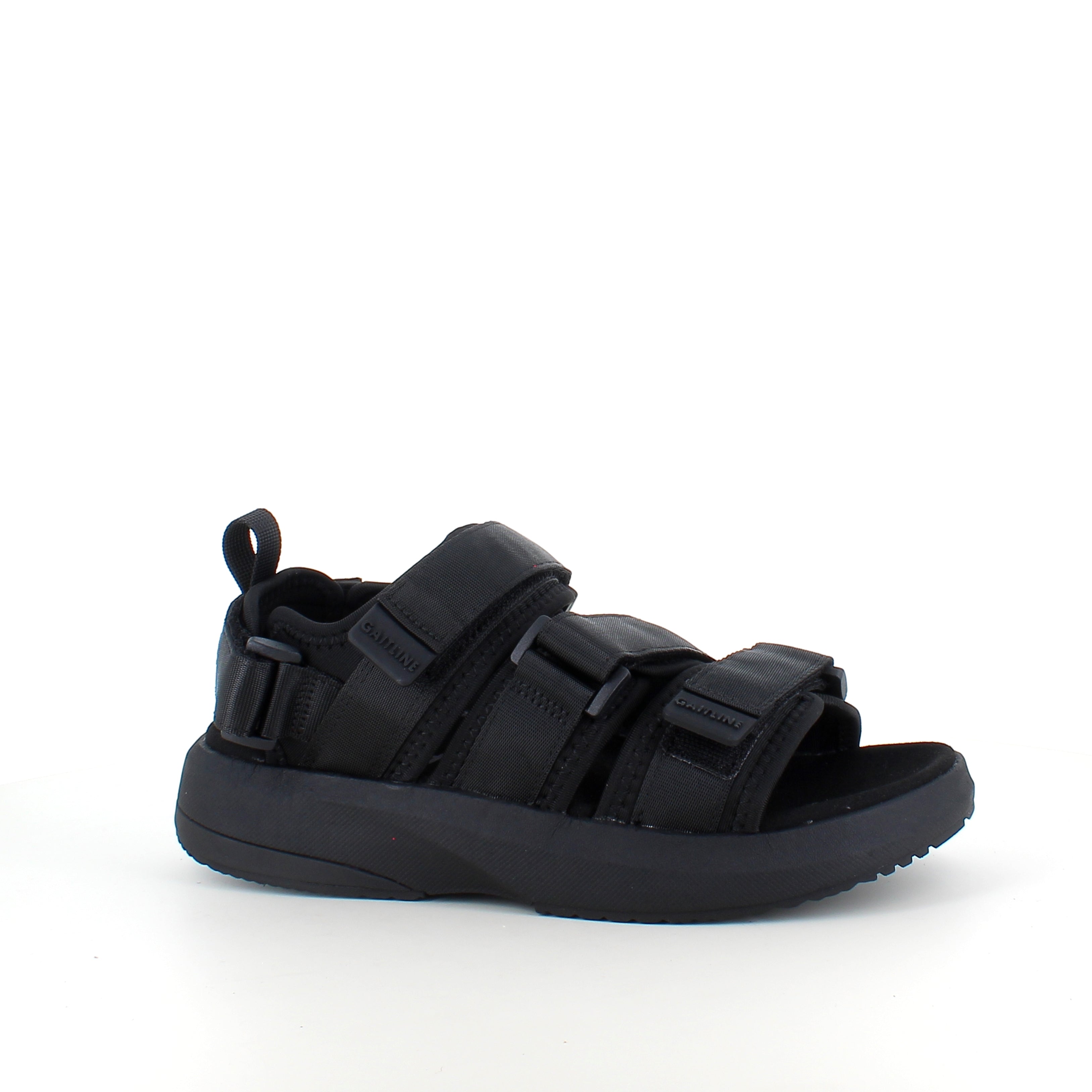 Gaitline Flow SP sandal – sort sandal med svangstøtte & IGNITE skum